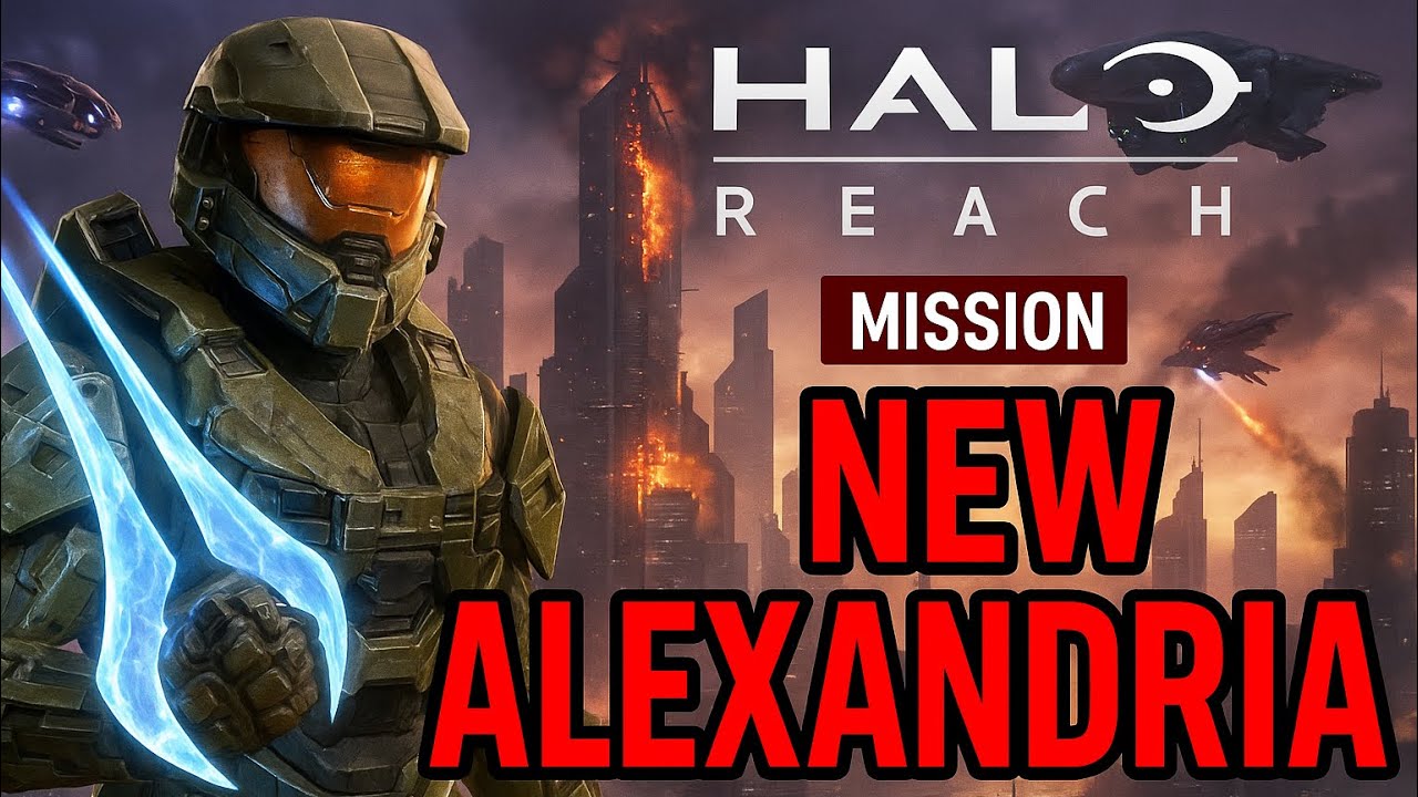 Halos best sky battle? “New Alexandria” Halo Reach FULL Playthrough VOD