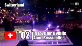 My top 3 so far Eurovision Songcontest 2011 (01-01-11)