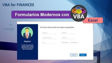 Formulario Moderno con VBA Excel