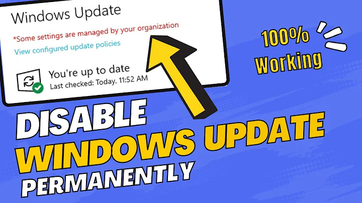 How To Disable Windows 10 Automatic Updates Permanently 2023 | Turn Off Windows 10 Updates