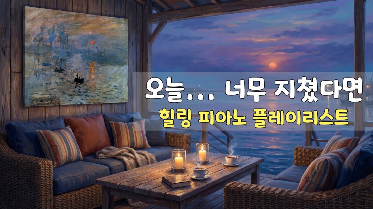 퇴근 후 아무 말도 하기 싫은 밤, 갤러리 카페에 흐르는 피아노