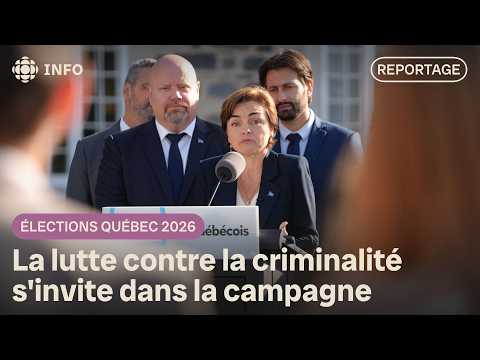 Coalition Avenir Québec wants to "fight crime" | Quebec Election 2026