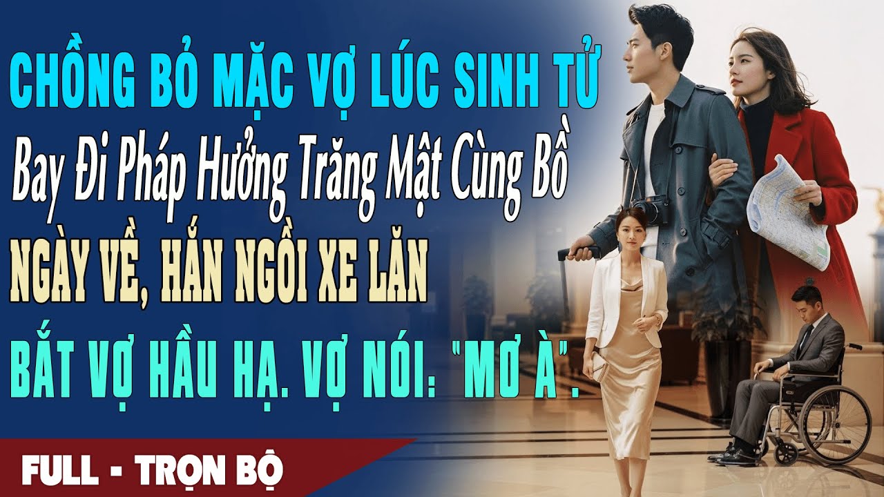 ❤️Truyện Ngôn Tình BỎ VỢ LÚC SINH TỬ ĐỂ BAY ĐI PHÁP VỚI BỒ Ngày Về Ngồi Xe Lăn Bắt Vợ Hầu Hạ MƠ À