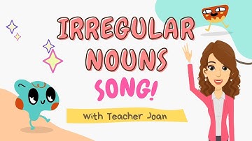 ⭐ IRREGULAR PLURALS SONG! with Lyrics ⭐ | Sing Along | English with Teacher Joan 🤍