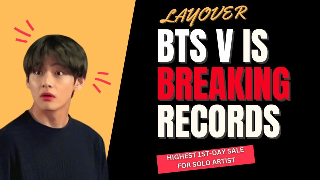 BTS' V aka Kim Taehyung shatters records with solo debut album 'Layover' -  India Today