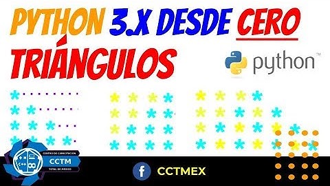 Triángulos con asteriscos │Ciclo For │Python 3.x │Desde cero │¡Muy Básico!
