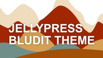JellyPress - premium Bludit theme! | TYPOGRAPHY & SIMPLE BLOG