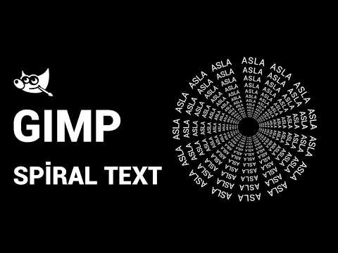 Spiral Metin Görünümü Nasıl Yapılır?
