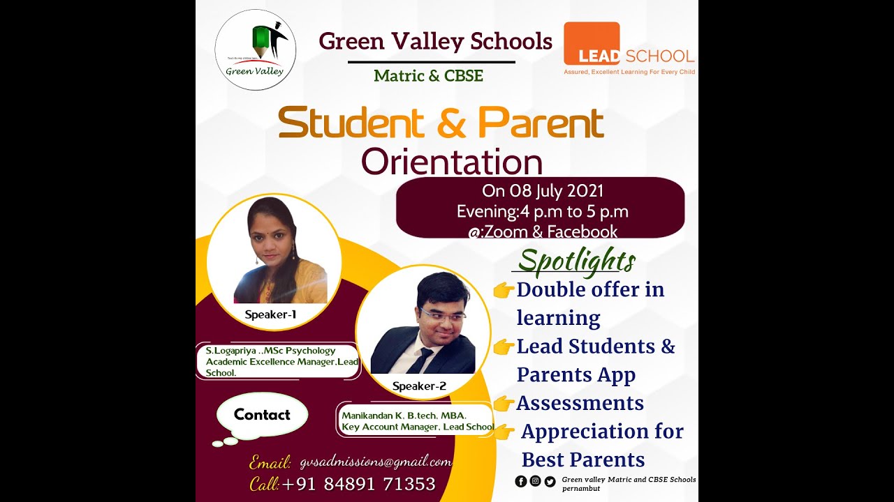 Lead School App Parent Orientation YouTube