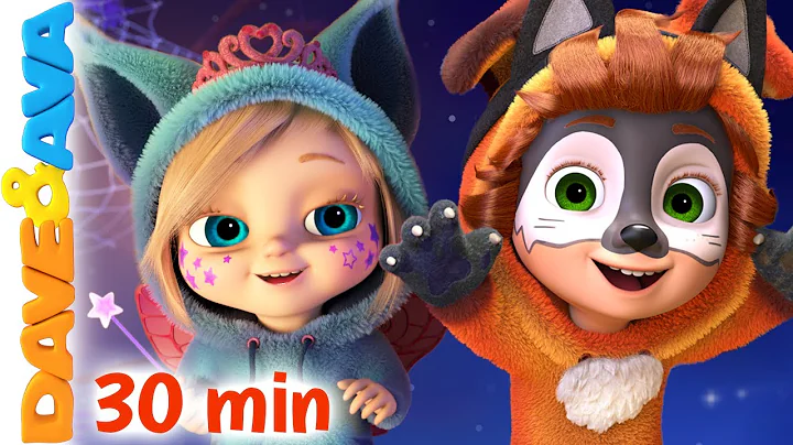 🎃 Trick a Little, Treat a Little - Halloween Songs | Baby Songs by Dave and Ava | Nursery Rhymes 🎃