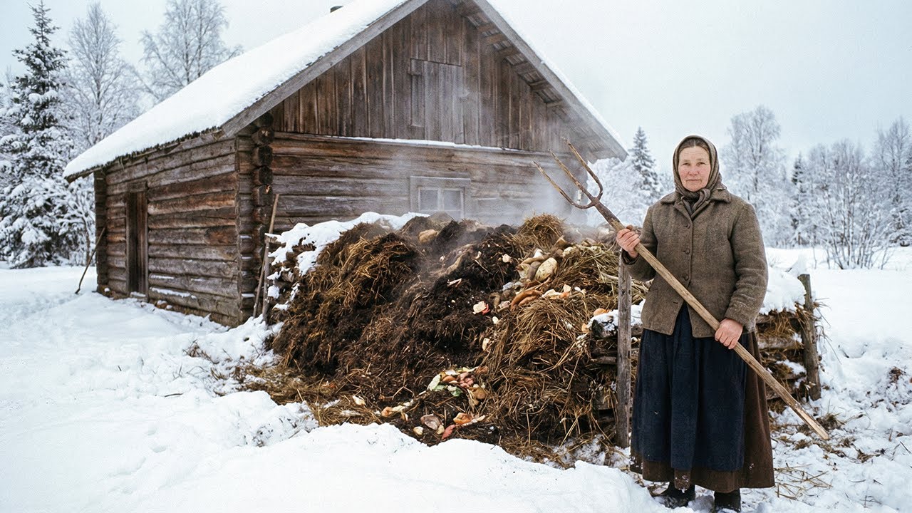 Everyone Laughed at Her “Rotting Garbage Wall” — Until It Heated Her Cabin All Winter at 69°