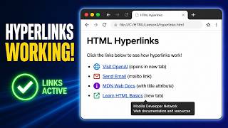 HTML Course | Lesson 4: HTML Hyperlinks