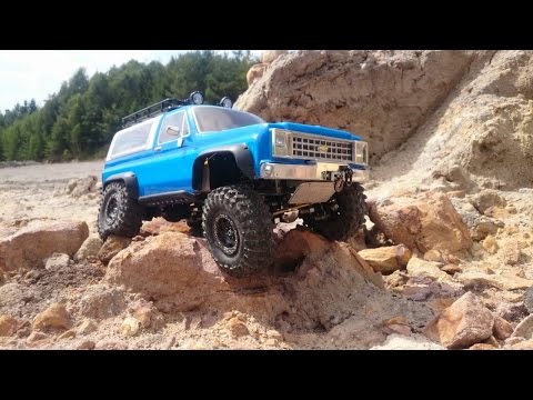 RC Scale Axial SCX10 with Portal Axles and Overdrive Offroad Trial