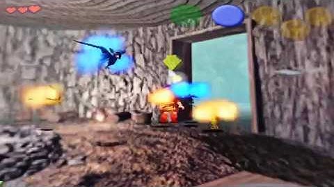 Zelda OOT Cheat Code bats in house of know it all brothers + invincible link