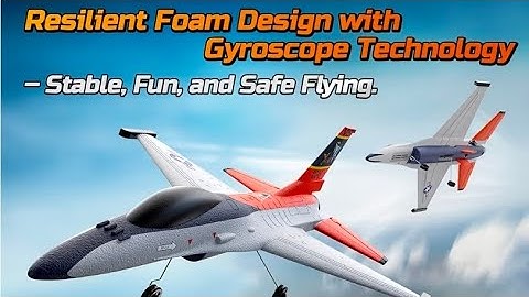 DEERC F-16 RC Airplane X-62A Vista