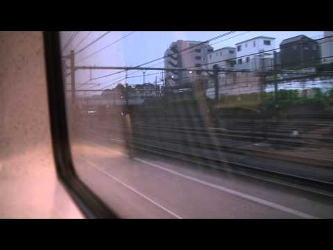 常磐線2012/651系スーパーひたち50号/上野到着時の車内放送＆車内の様子