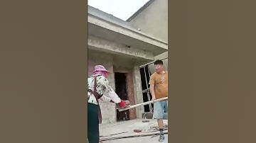 The clever way to carry the bricks is worth sharing