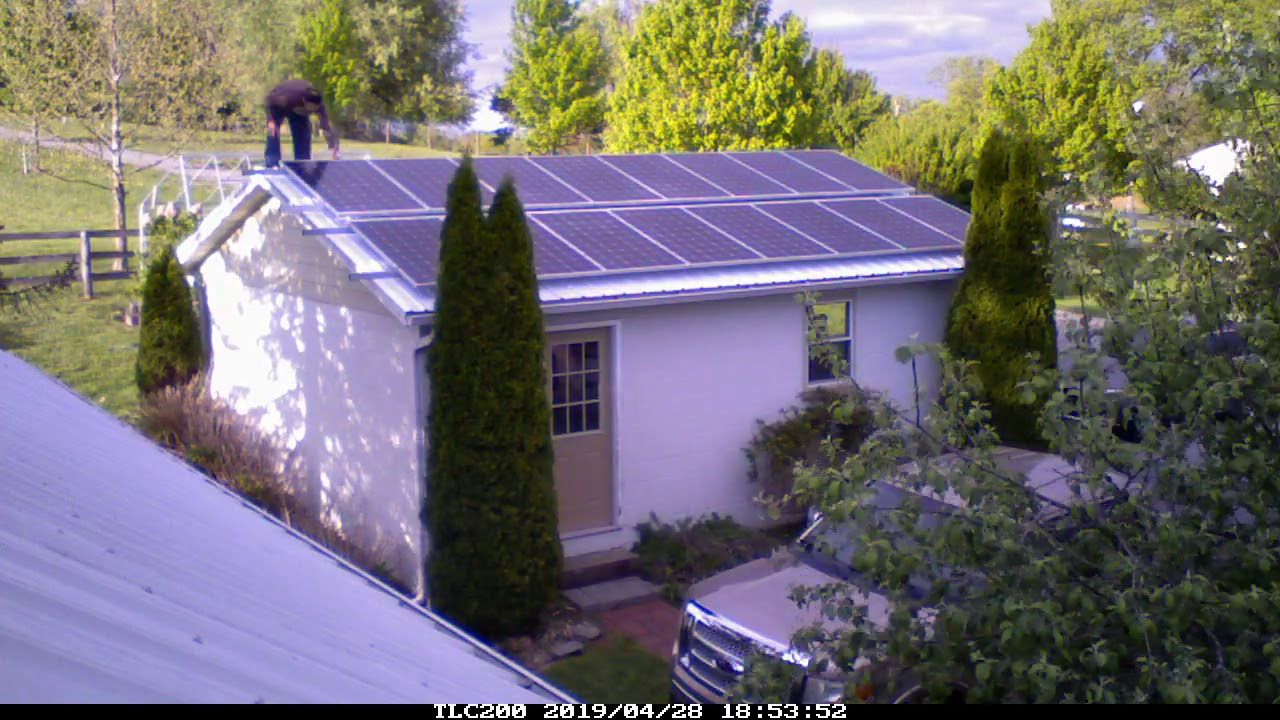 Solar System Installation Time Lapse - YouTube