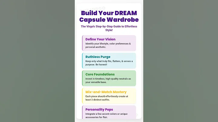 Build Your Dream Capsule Wardrobe: Simplify Your Style!  Simplify your...