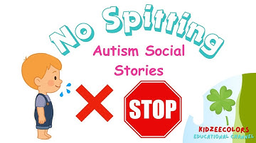 No Spitting Social Story - Social Stories For Kids With Autism