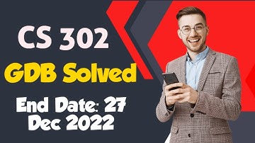 CS302 GDB BY Crack Competition | CS302 – Digital Logic Design GDB 100% Correct Solution | #cs302