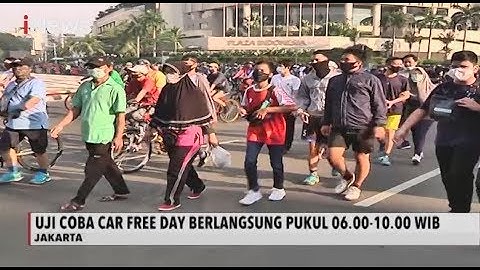 Ribuan Warga Padati Car Free Day di Bundaran HI - iNews Pagi 22/06