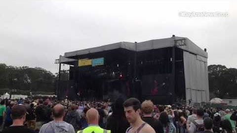 Me @billyidol - yes that Billy Idol - at #outsidelands