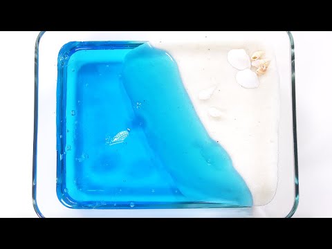 【DIY】巨大海スライムの作り方【slime ASMR】