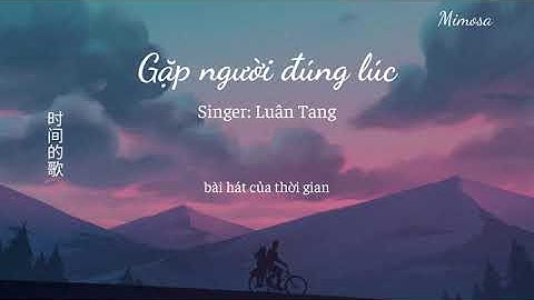 [Vietsub+Pinyin] Gặp Người Đúng Lúc / 刚好遇見你  - Luân Tang