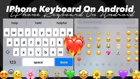 IPhone Keyboard For Android With Sound +Emojis❤️‍🔥 | ios keyboard | #ioskeyboard