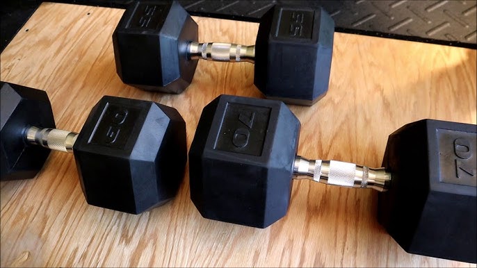 Rogue Dumbbell Sets - Rubber Hex - Weight Training