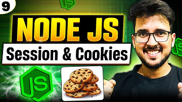 Session cookies and tokens in node js 🔥 node js complete tutorial #princebhai