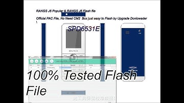 RANGS J6 Popular SPD6531E PAC Flash File 100% Tested Flash file