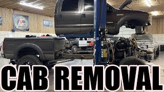 6.0 POWERSTROKE CAB REMOVAL!!! VERY INFORMATIVE!!!