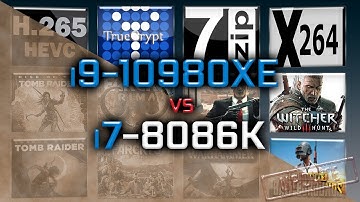 Intel i9 10980XE vs i7 8086K Benchmarks | Test Review | Gaming | 15 Tests