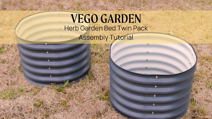 Herb Garden Bed Twin Pack Assembly Tutorial | Vego Garden