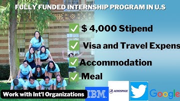 RECEIVE $4,000 FOR THIS INTERNSHIP PROGRAM| MEALS| ACCOMMODATION| TRAVEL & VISA| NETWORKING