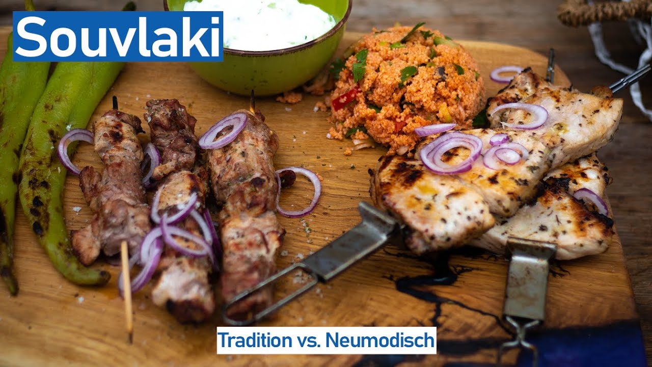 Souvlaki - Tradition vs Neumodisch - das Beste Souvlaki Rezept - By ...