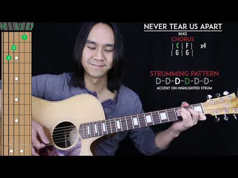 Never Tear Us Apart Guitar Cover Acoustic - INXS  🎸 |Tabs + Chords|