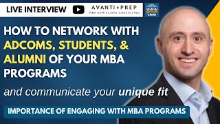 The Overlooked Importance of Engaging with BSchools: How to Network & Communicate Your Unique Fit screenshot 4