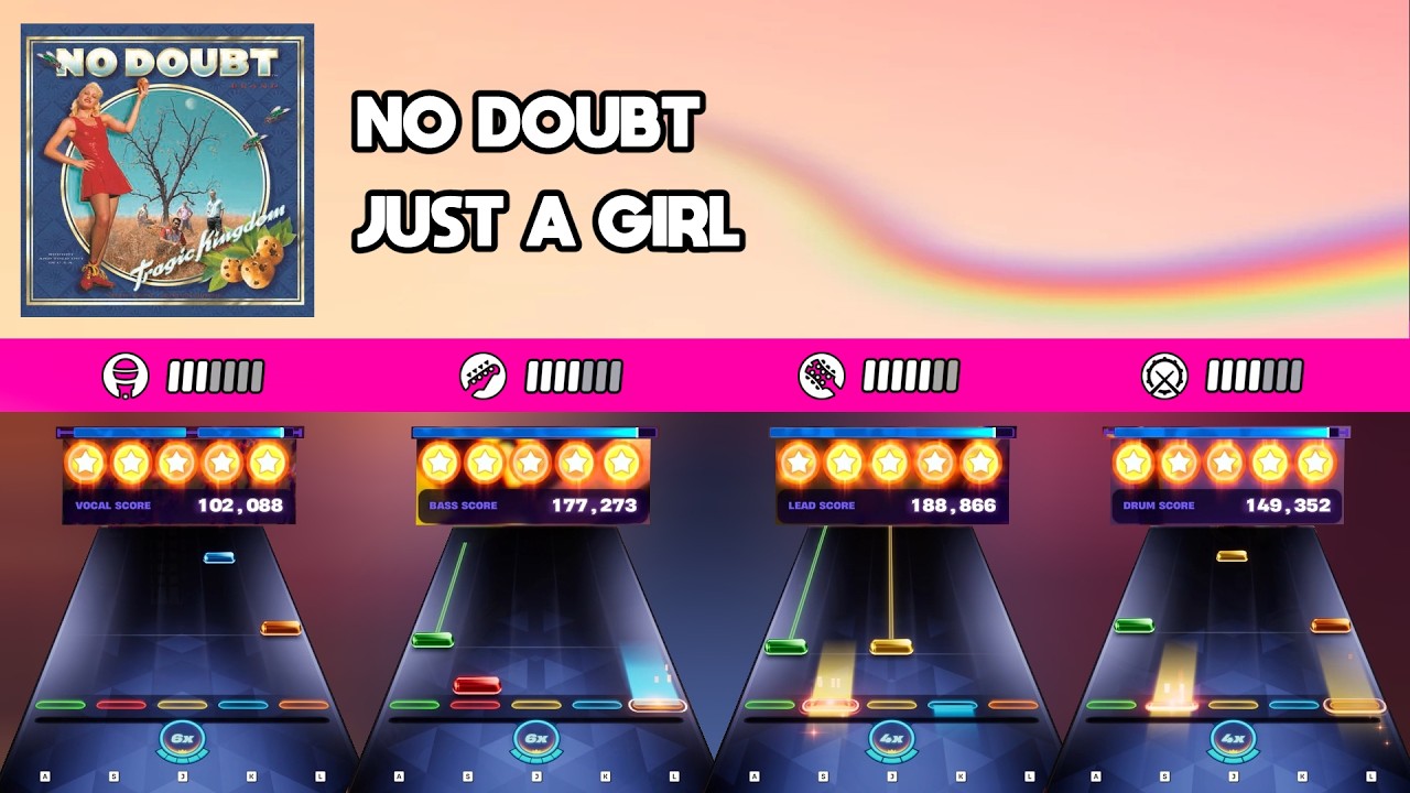 [Fortnite Festival] No Doubt - Just A Girl || All Instruments Expert 100%