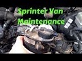 MB Sprinter Van Maintenance - Oil change, Sensor replacement, & Fuel Filter