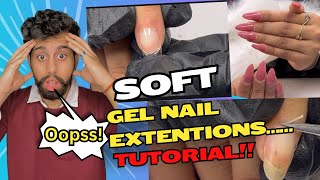 Soft Gel Nail Extensions Tutorial💅|| Step By Step In Hindi screenshot 5
