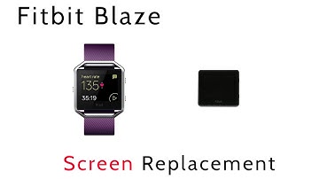 Tutorial How to Replace Repair Broken Shattered Fitbit Blaze Screen