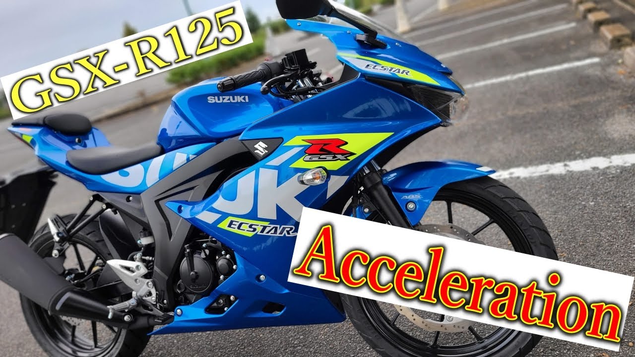 TEST】SUZUKI GSX-S 125 2020 model - Acceleration 0-60km/h - YouTube
