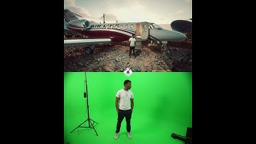 Green Screen Before And After 3D VFX #greenscreen #beforeandafter #vfx #3d #unrealengine