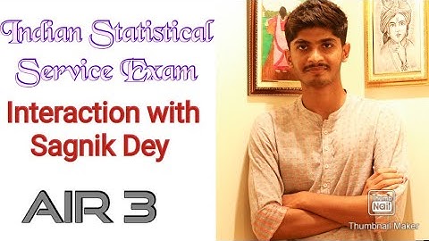 UPSC ISS Exam 2022 | Rank 3 Sagnik Dey shares his strategy | Dream Board Statistics