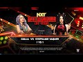 WWE 2K25 - Giulia vs Stephanie Vaquer - Universe Mode Giulia
