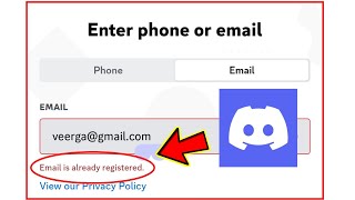 discord email already registered 2023 || how to fix email is already registered discord mobile by K A C - TECH 1,860 views 7 months ago 1 minute, 13 seconds