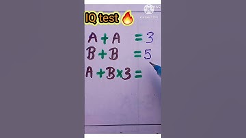 IQ test math #reasoning #maths #mathstricks #puzzle #iqtest #mathura #braintest#shorts#art#math#iq